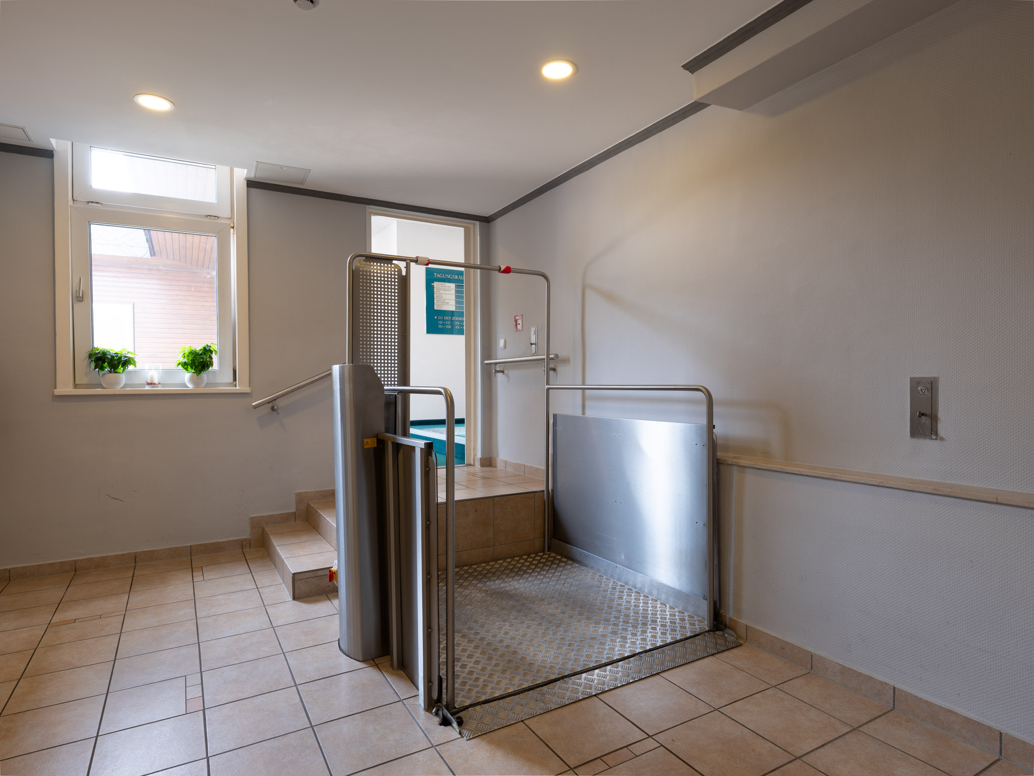 Barrierefreier Zugang im Haus Hainstein