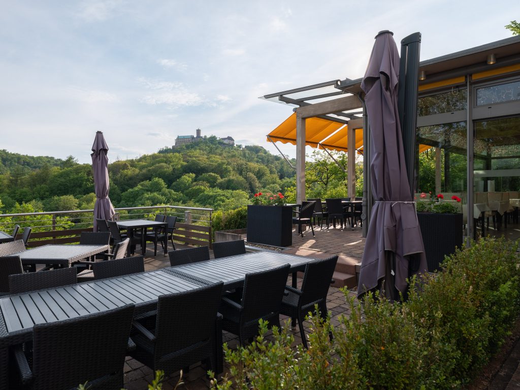 Terrasse mit Wartburgblick